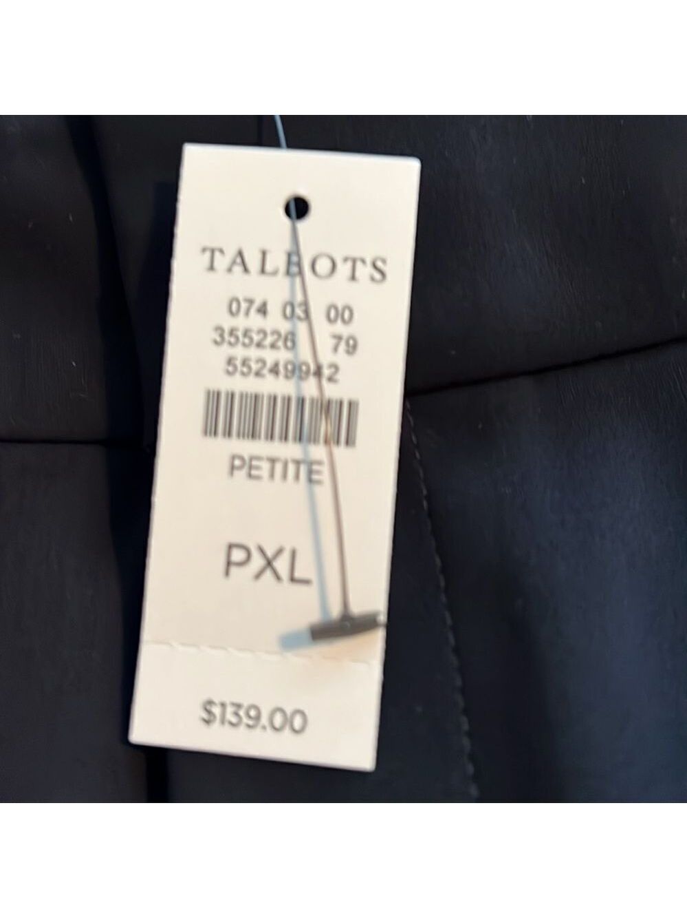 TALBOTS T BY TALBOTS black pants. Petite extra large. New with tags. - Picture 3 of 8